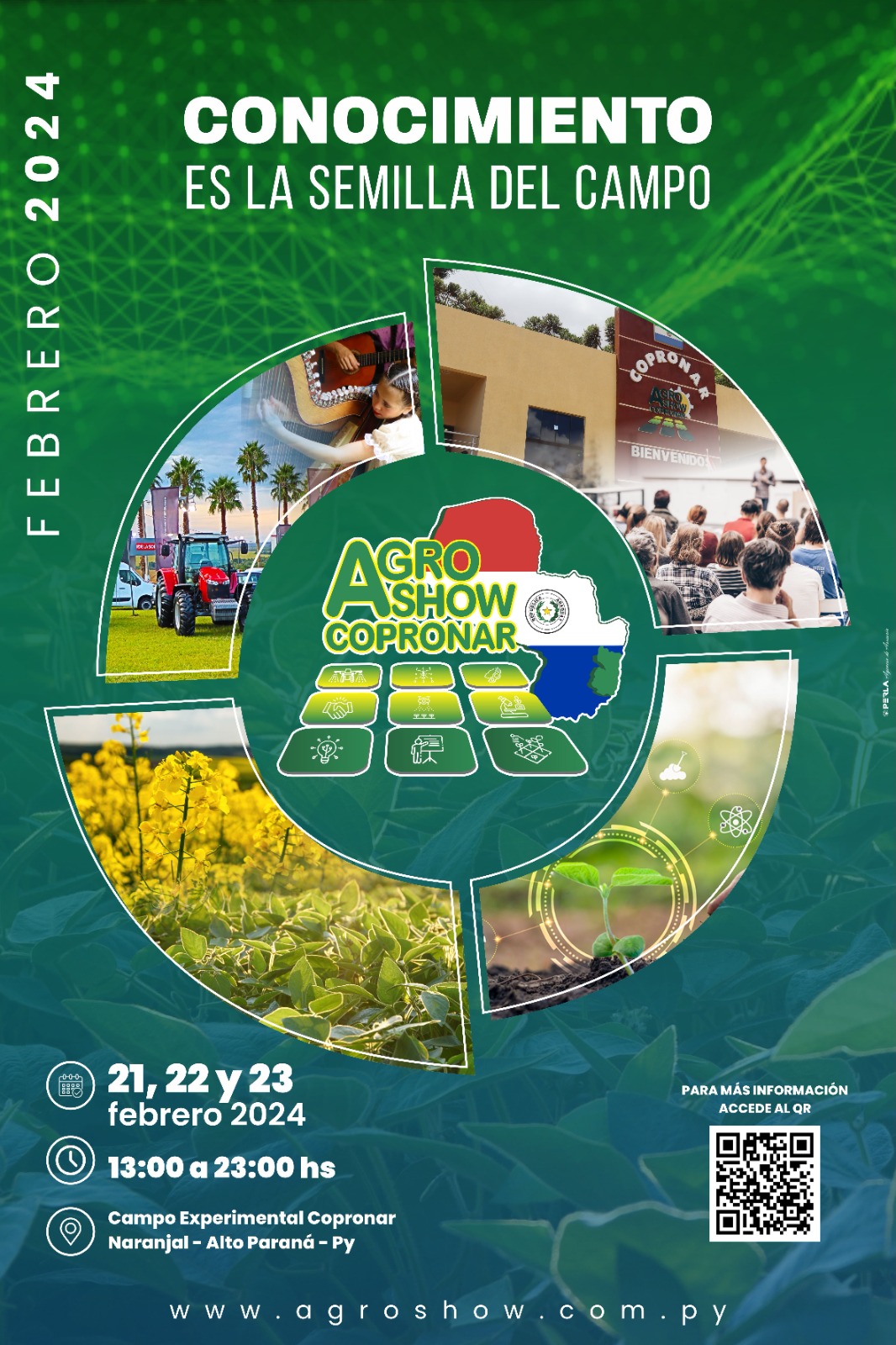 Flayer Conocimiento es la semilla del campo